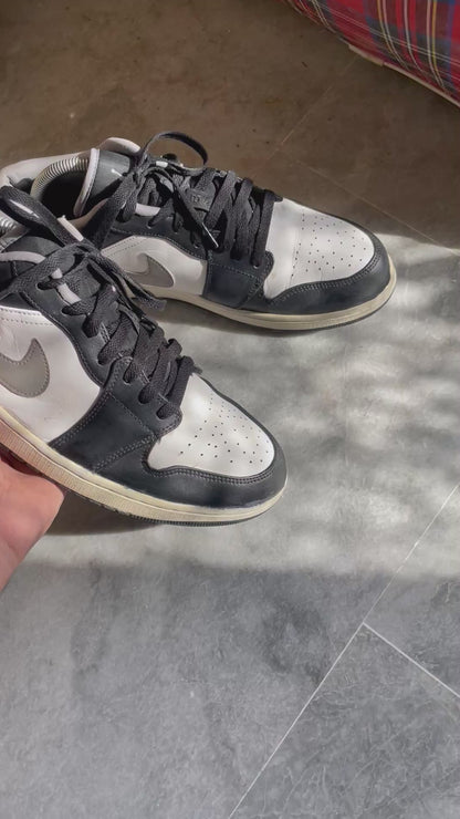 Jordan 1 Low Black White Grey